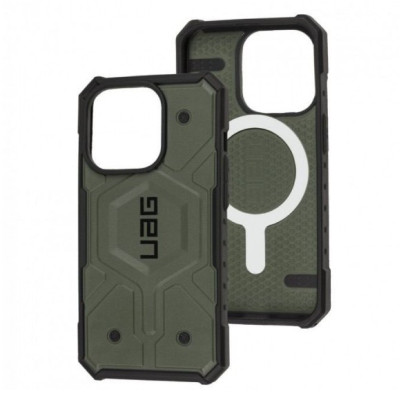 Чехол накладка UAG Adventure MagSafe iPhone 15 Pro Max Зеленая