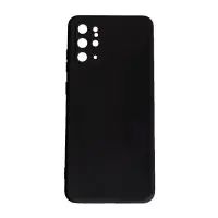 Чехол накладка SMTT Samsung G985 (S20+) Черная