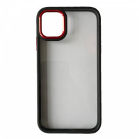 Чохол накладка Crystal Guard iPhone 11 Чорна/червона Чохол накладка Crystal Guard iPhone 11 Чорна/червона