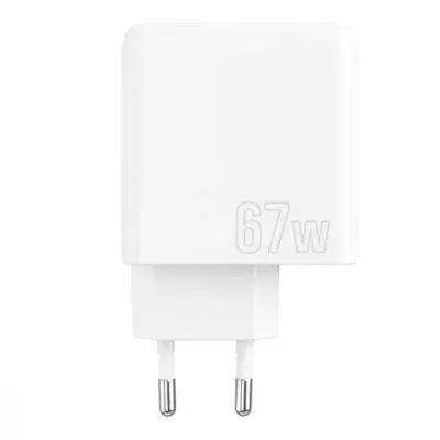 Мережевий зарядний пристрій Proove Shot Gan 67W 2PD+USB White, Білий
