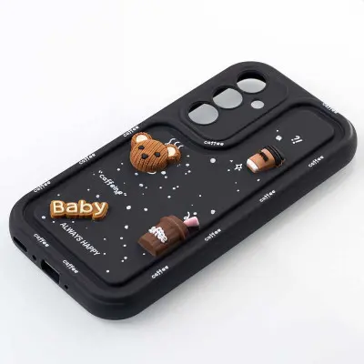 Чехол накладка Pretty Things Samsung A155 (A15) Черная Чехол накладка Pretty Things Samsung A155 (A15) Черная