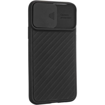 Чехол накладка Carbon Camera Air Samsung A715 (A71) Черная