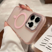 Чохол накладка Protective Camera Matte Clear iPhone 15 Plus Чорна