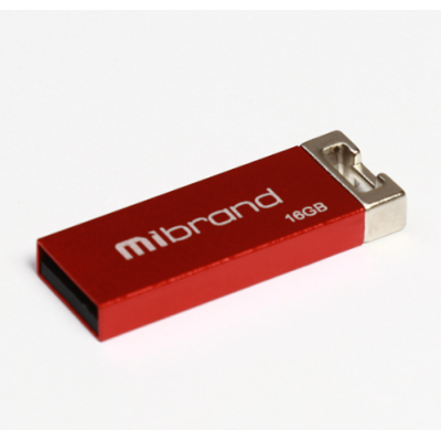 Флеш память USB 16Gb Mibrand Chameleon USB 2.0 Красная