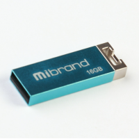 Флеш пам\'ять USB 16Gb Mibrand Chameleon USB 2.0 Light blue, Блакитна