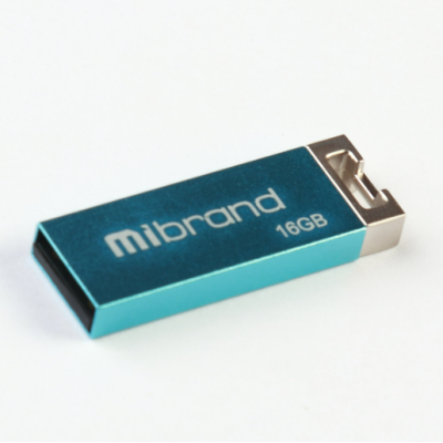 Флеш пам\'ять USB 16Gb Mibrand Chameleon USB 2.0 Блакитна