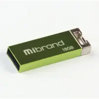 Флеш память USB 16Gb Mibrand Chameleon USB 2.0 Зеленая