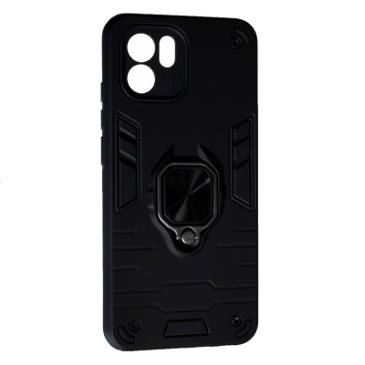 Чехол накладка Honor Defence Ring Xiaomi Redmi A1/ A2 Чёрная