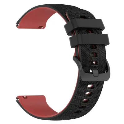 Ремінець Amazfit Bip Ribby (Універсальний 20мм) Чорний-Червоний Ремінець Amazfit Bip Ribby (Універсальний 20мм) Чорний-Червоний
