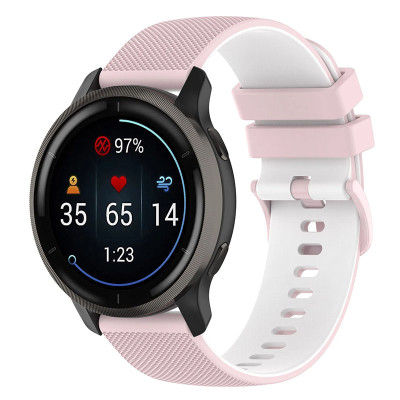 Ремешок Amazfit Bip Ribby (Универсальный 20мм) Светло Розовий