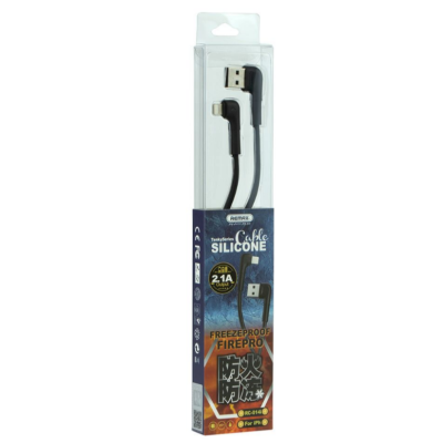 Кабель дата Remax Tenky USB Type A - Lightning Черный (RC-014i)