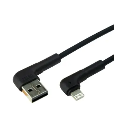 Кабель дата Remax Tenky USB Type A - Lightning Черный (RC-014i)