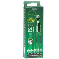 Кабель дата короткий Remax Raython Type-C to Type-C Чорний (RC-140a)