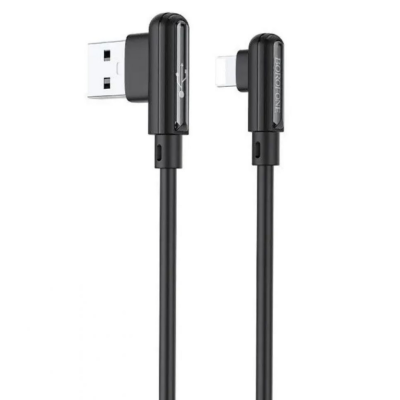 Кабель дата Borofone BX58 USB Type A - Lightning 1м Чорний