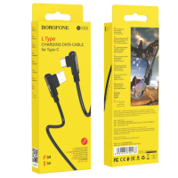 Кабель дата Borofone BX58 USB Type A - Type-C 1м Чорний Кабель дата Borofone BX58 USB Type A - Type-C 1м Чорний