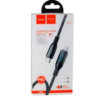 Кабель Hoco S51 Type-C to Lightning 1.2м Чорний