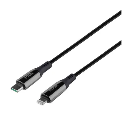 Кабель Hoco S51 Type-C to Lightning 1.2м Чёрный Кабель Hoco S51 Type-C to Lightning 1.2м Чёрный