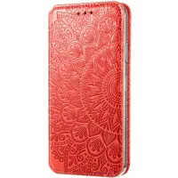 Чехол-книжка Getman Mandala Samsung A525 (A52) Красная