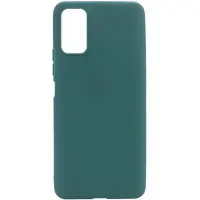 Чехол накладка Candy Samsung A135 (A13) Зеленая/Forest Green