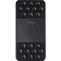 Універсальна мобільна батарея Повербанк Gelius Velcro GP-PBW1120 10000mAh QC+PD 20W (Wireless 10W) Чорний