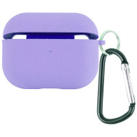 Чохол для навушників AirPods Pro 2 Microfiber Бузковий /Dasheen Чохол для навушників AirPods Pro 2 Microfiber Бузковий /Dasheen