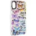 Чехол накладка Holographic Print iPhone X/XS Бабочка