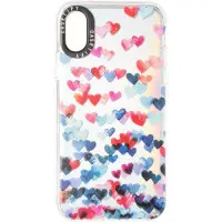 Чехол накладка Holographic Print iPhone X/XS Сердце
