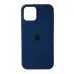 Чехол накладка HC iPhone 12/12 Pro Синяя (63) Deep Navy