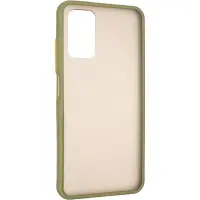 Накладка Gingle Matte Samsung A215 (A21) Зеленая/Оранжевая