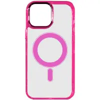 Чехол накладка Iris with MagSafe iPhone 11 Малиновая