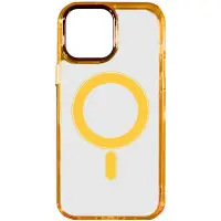 Чехол накладка Iris with MagSafe iPhone 11 Оранжевая