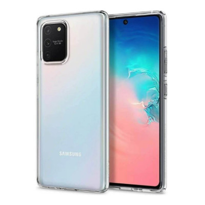 Чехол накладка SMTT Samsung G770 (S10 Lite) Прозрачная
