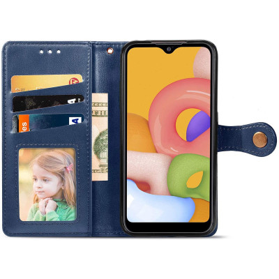 Чохол-книжка Getman Gallant ZTE Blade V40 Vita Синя