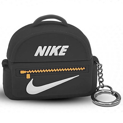 Чохол для AirPods 1/2 Brand Nike Bag Чорний + кільце