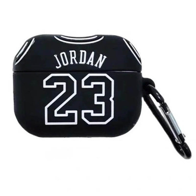 Чохол для навушників AirPods Pro Brand Jordan Чорний + кільце