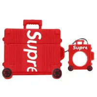 Чохол для навушників AirPods Pro Brand Supreme Червоний + кільце