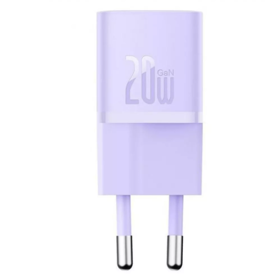 Сетевое зарядное устройство Baseus Gan5 20W PD Violet, Фиолетовый