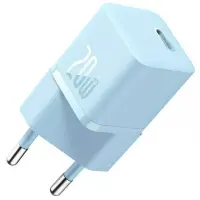 Сетевое зарядное устройство Baseus Gan5 20W PD Blue, Голубой Сетевое зарядное устройство Baseus Gan5 20W PD Blue, Голубой