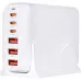 Мережевий зарядний пристрій Gelius Force GaN GP-HC063 100W 3PD+3USB White, Білий