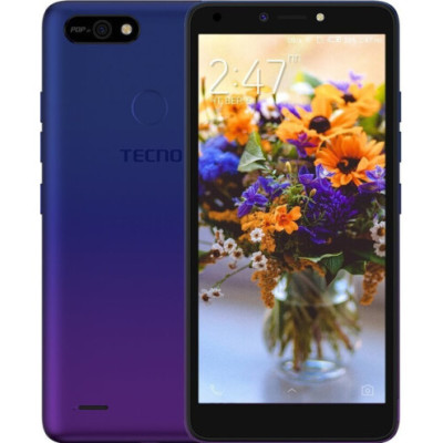 Смартфон Tecno Pop 2F (B1G) 1/16GB Dual Sim Midnight Black, чорний