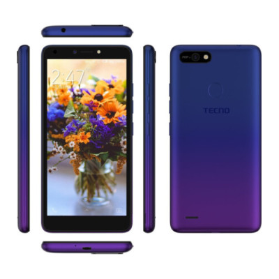 Смартфон Tecno Pop 2F (B1G) 1/16GB Dual Sim Midnight Black, черный