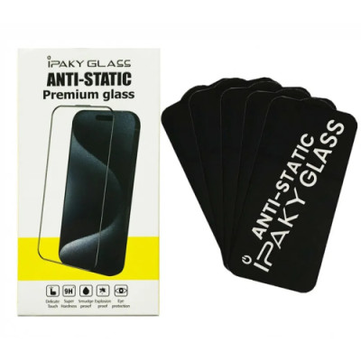Защитное стекло Antistatic Samsung S25 Чёрное