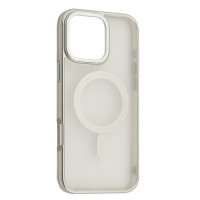 Чехол накладка Perfect MagSafe iPhone 13 Pro Серебряная (Titanium Silver)