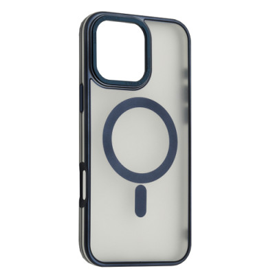 Чохол накладка Perfect MagSafe iPhone 16 Pro Max Синя (Titanium Blue)