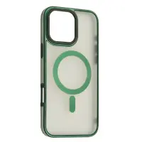 Чехол накладка Perfect MagSafe iPhone 16 Pro Max Зелена (Titanium Green)
