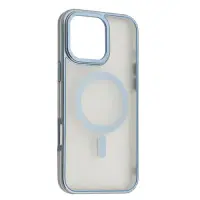 Чехол накладка Perfect MagSafe iPhone 16 Pro Max Блакитна (Titanium Light Blue)