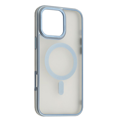 Чохол накладка Perfect MagSafe iPhone 16 Pro Max Блакитна (Titanium Light Blue)