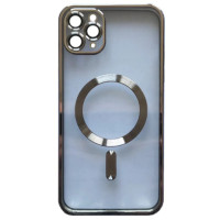 Чехол накладка Shining Camera MagSafe iPhone 11 Pro Max Natural Titanium
