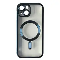 Чехол накладка Shining Camera MagSafe iPhone X Blue Titanium