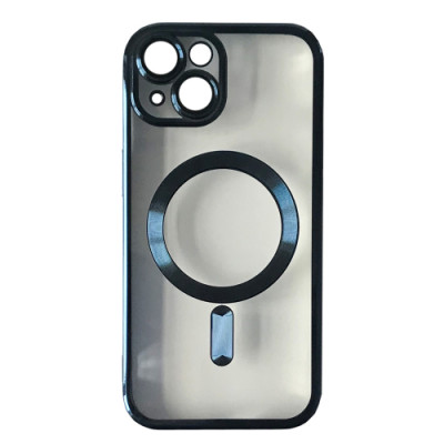 Чехол накладка Shining Camera MagSafe iPhone X Blue Titanium
